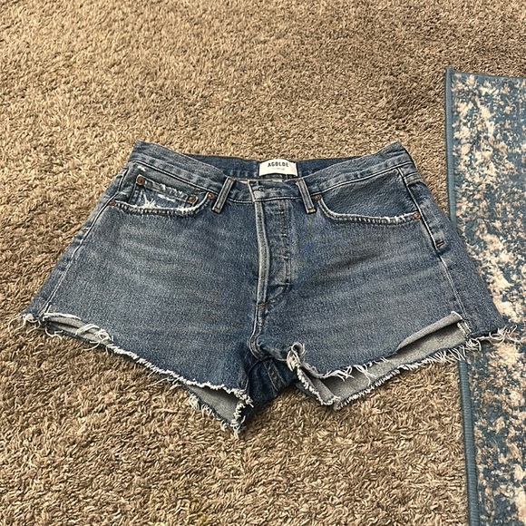 Agolde (high rise shorts)…..From TheRealReal